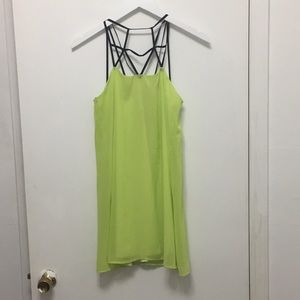 Lime Green Mini Dress